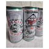 Six-Pack of Special Export and Minnesota Twins Collectible Beer Cans