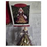 Hallmark Keepsake Barbie Ornaments - Millennium Princess & Holiday Barbie