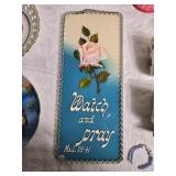 VPorcelain Plates, Plaques, and More