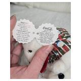 Coca-Cola Polar Bear Plush Toys with Original Tags