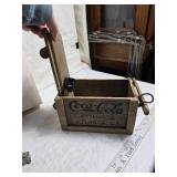 Collection of Coca-Cola Memorabilia Including Vintage Box and Salt & Pepper Shakers