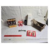 Collection of Coca-Cola Memorabilia Including Vintage Box and Salt & Pepper Shakers