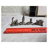 Collection of Coca-Cola Memorabilia Including Vintage Box and Salt & Pepper Shakers