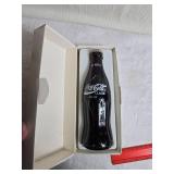 Collection of Coca-Cola Memorabilia Including Vintage Box and Salt & Pepper Shakers