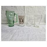 Coca-Cola Glasses Featuring Vintage Designs