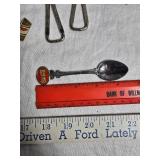 Coca-Cola Memorabilia: Bottle Openers, Spoon, Toy Truck and Including Decorative Display Case