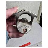 Coca-Cola Memorabilia: Bottle Openers, Spoon, Toy Truck and Including Decorative Display Case