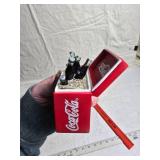 Coca-Cola Memorabilia: Bottle Openers, Spoon, Toy Truck and Including Decorative Display Case