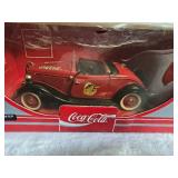 Coca-Cola Collectible Set: Die-Cast Ford Roadster and Playing Cards