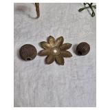 Assorted Home Decor Items Including Candle Holders and Dish