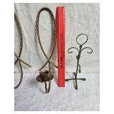 Assorted Home Decor Items Including Candle Holders and Dish