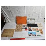 Assorted Vintage Ephemera Including Manuals and Maps