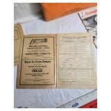 Assorted Vintage Ephemera Including Manuals and Maps