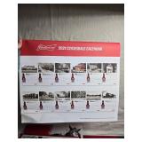 Collection of Budweiser Clydesdale Calendars (2013, 2018, 2021)