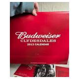 Collection of Budweiser Clydesdale Calendars (2013, 2018, 2021)