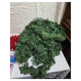 Christmas Decor Collection: Santa Dolls, Ornaments, Garland & Sing-Along VHS