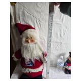 Christmas Decor Collection: Santa Dolls, Ornaments, Garland & Sing-Along VHS