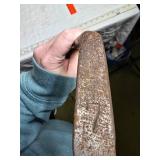 Vintage Golf Club Set with Leather and Canvas Bag and Brass Golf Tee Figurines