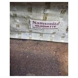 Vintage Hard Shell and Tapestry Suitcases - Set of 2