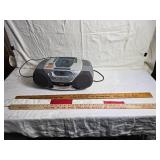 Philips AZ1040 CD AM/FM Cassette Recorder Boombox