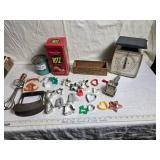 Collection of Vintage Kitchen Utensils and Cookie Cutters, Similac Can and More