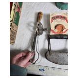 Collection of Vintage Kitchen Utensils and Cookie Cutters, Similac Can and More