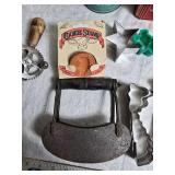 Collection of Vintage Kitchen Utensils and Cookie Cutters, Similac Can and More