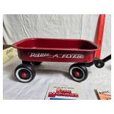 SMall Radio Flyer Miniature Wagon and Die-Cast Tractor Set