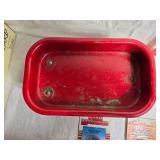 SMall Radio Flyer Miniature Wagon and Die-Cast Tractor Set