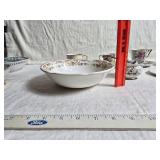 Collection of Vintage Floral Teacups and Plates