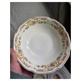 Collection of Vintage Floral Teacups and Plates