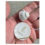 Collection of Vintage Floral Teacups and Plates