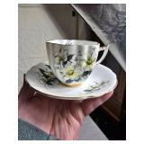 Collection of Vintage Floral Teacups and Plates