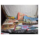 Vintage Travel Souvenir Pennants