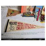 Vintage Travel Souvenir Pennants
