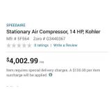 NEW Speedaire 14hp Two Stage Indsustrial Air Compressor (USA BUILT)