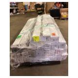 27 Boxes of Home Decorators Collection Strand Woven Brown 1/2 in. T x 5-1/8 in. W x 72-7/8 in. L Tongue and Groove Solid Bamboo Flooring (25.9 sq.ft./case) Customer Returns See Pictures