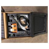 Satico 1-Spray Square 10 in. Shower System Shower Head with Handheld in Matte Black Customer Returns See Pictures