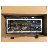 Feit Electric Katalyst 60-Watt 3-Light Matte Black Modern Adjustable CCT and 3-Light Modes Integrated LED Chandelier Light Customer Returns See Pictures