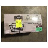 Feit Electric Katalyst 60-Watt 3-Light Matte Black Modern Adjustable CCT and 3-Light Modes Integrated LED Chandelier Light Customer Returns See Pictures