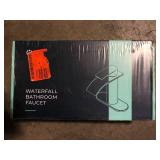 ANZA Single-Handle Bathroom Faucet with Deckplate Included and Spot Resistant in Matte Black  Customer Returns See Pictures