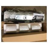 Artika Crystal Cube 13-Watt 3 Light Chrome Modern Integrated LED Pendant Light Fixture for Dining Room or Kitchen Customer Returns See Pictures