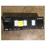 Artika Crystal Cube 13-Watt 3 Light Chrome Modern Integrated LED Pendant Light Fixture for Dining Room or Kitchen Customer Returns See Pictures