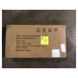 HOMEIBRO 28.5 in. W White Walk-ln Tower Unit Wall-mounted 1-Shelf Wood Closet System    Customer Returns See Pictures