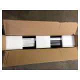 Glacier Bay 18 in. W x 30 in. H Oval Shape Aluminum Framed Wall Bathroom Vanity Mirror in Silver (Screws Not Included) Customer Returns See Pictures