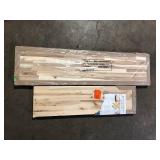 Lot of Assorted Solid Wood Butcher Block Shelving Various Models and Conditions Customer Returns See Pictures