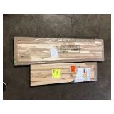 Lot of Assorted Solid Wood Butcher Block Shelving Various Models and Conditions Customer Returns See Pictures