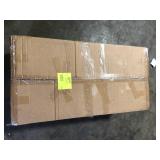 Acme Furniture Britney Espresso and Walnut PU with Button Tufted Counter Height Chair (Set of 2)   Customer Returns See Pictures