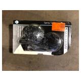 Glacier Bay 6 -Spray Patterns with 1.8 GPM 4.5 in. Wall Mount Dual Shower Heads in Matte Black    Customer Returns See Pictures