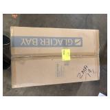 Glacier Bay Tight Radius 31 in. Undermount Single Bowl 18 Gauge Stainless Steel Kitchen Sink with Accessories     Customer Returns See Pictures